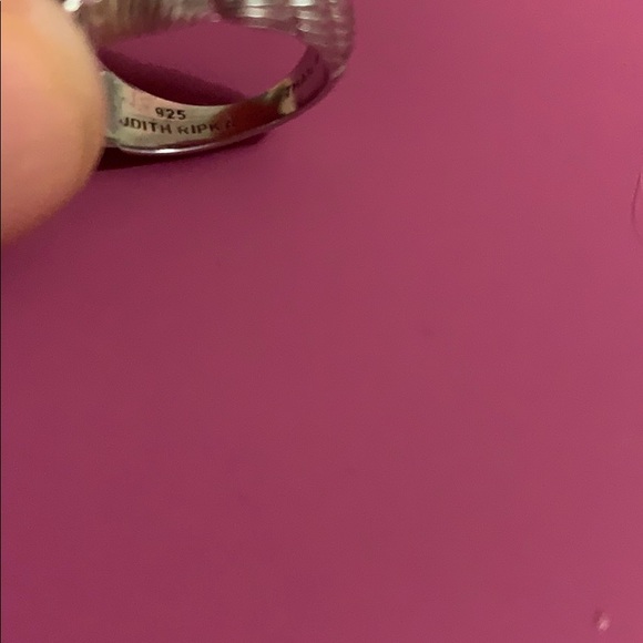 Silver Judith Ripka ring - Picture 3 of 3